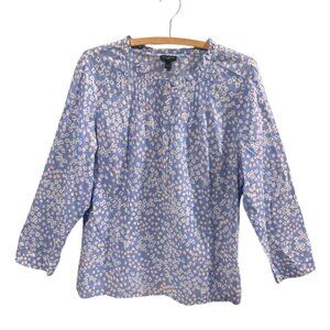 Talbots Lightweight Cotton Pullover Blouse NWT